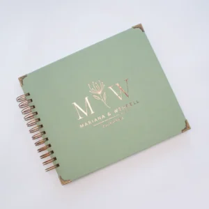 Livro para Fotos e Mensagens de Casamento - Saurá Oliva